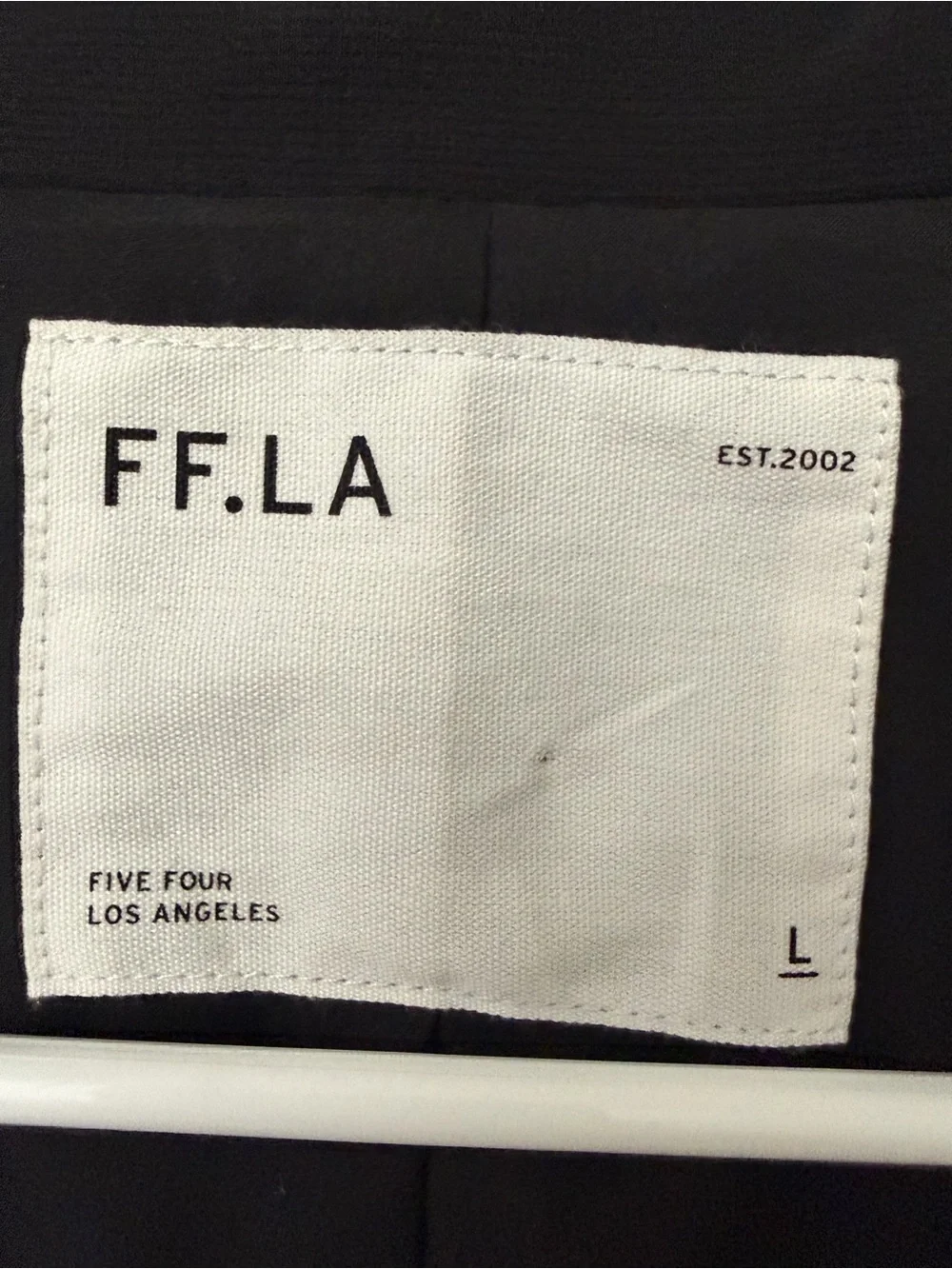 FF.LA Five Four Los Angeles Men’s Nomad Blazer Black Size L NWT(A817)